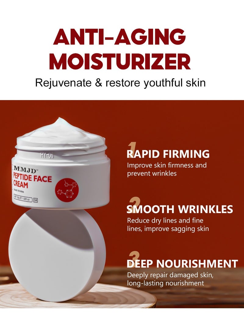 MMJD Moisturizing, Anti-wrinkle And Firming Peptide Cream 30g - Image 4