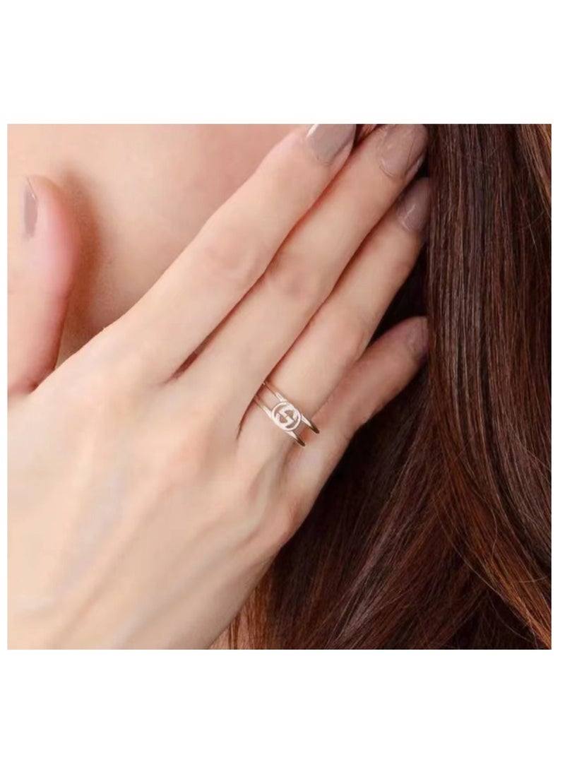 Ring - Gucci Interlocking G Ring 6mm - Image 1
