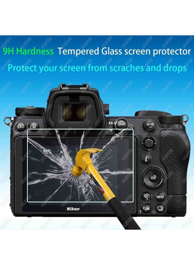 ULBTER Z6II Z7II Screen Protector for Nikon Z 7II / Z 6II + Top [2+2Pack] 0.3mm 9H Hardness Z7 II Z6 II Tempered Glass Cover Anti-Scrach Anti-Fingerprint Anti-Bubble - Image 4