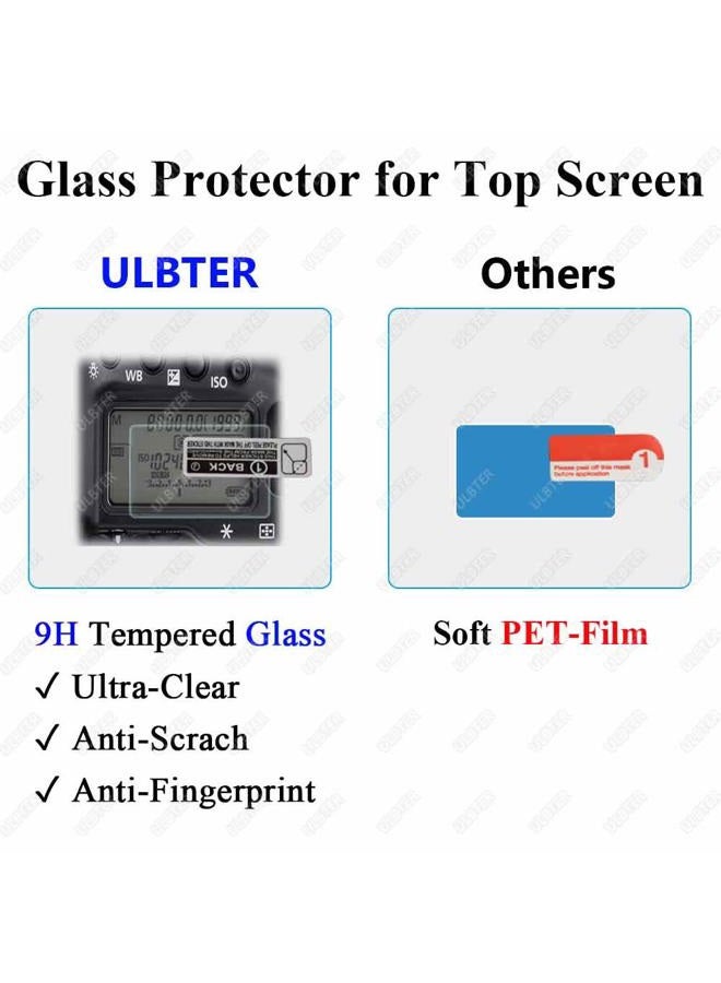 ULBTER Z6II Z7II Screen Protector for Nikon Z 7II / Z 6II + Top [2+2Pack] 0.3mm 9H Hardness Z7 II Z6 II Tempered Glass Cover Anti-Scrach Anti-Fingerprint Anti-Bubble - Image 2