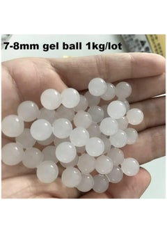 Generic Water Balls Beads Refill Ammo (7-8 mm,1 Pack,12000 Pieces Per Pack),Gel Splater Ball Blaster Bullets Made of Non-Toxic Eco Friendly Water Ball Compatible with Splatter Gall Gun white  - Image 3