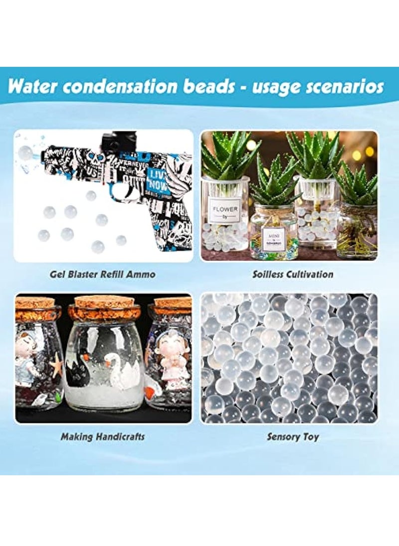 Generic - Water Balls Beads Refill Ammo (7-8 mm,1 Pack,12000 Pieces Per Pack),Gel Splater Ball Blaster Bullets Made of Non-Toxic Eco Friendly Water Ball Compatible with Splatter Gall Gun white - Image 1