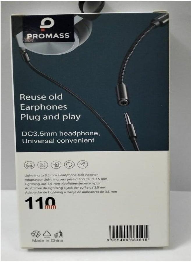 PROMASS Lightning To 3.5 Aux Audio Cable. - Image 3
