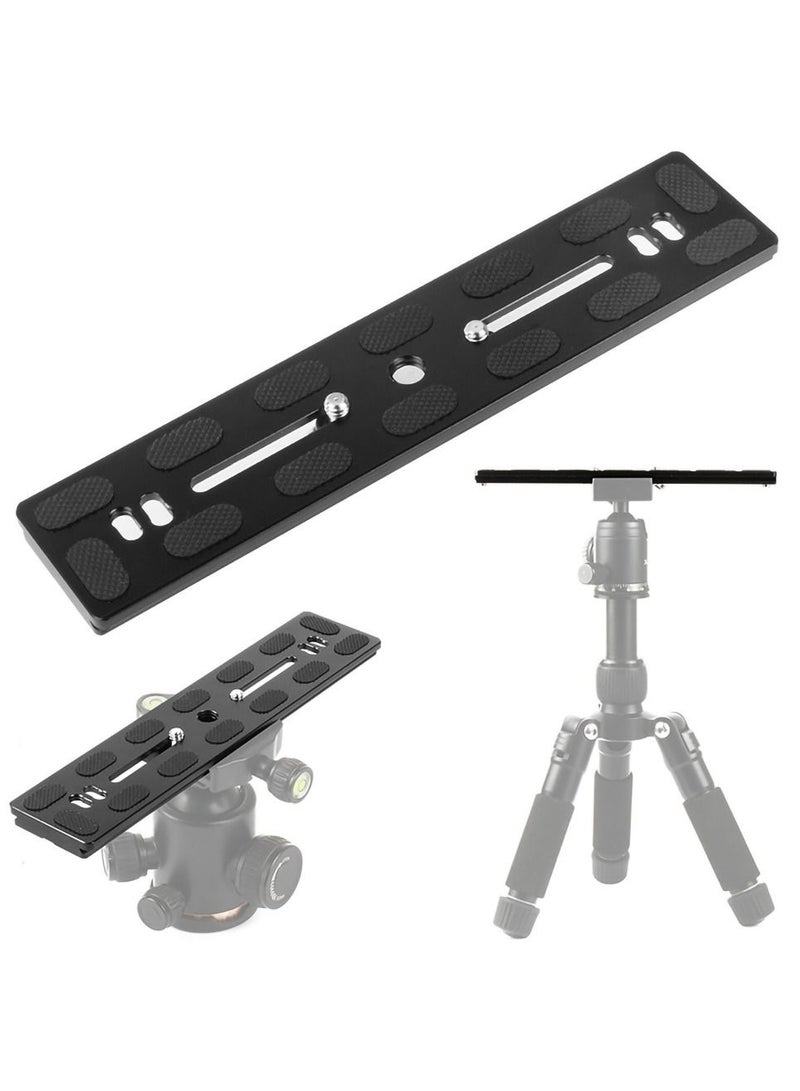 Y&D Universal Extended Quick Release Plate Slide PU-200 200mm with D-shaped Screw for Digital Slr Camera Tripod Compatible B3/J2/J3 Ball Head  - Image 1