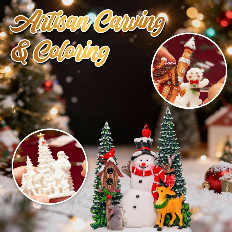 Nature's porter Snowman Christmas Snow Globes, 10.24" Electric Light up Snow Globe Christmas, 8 Festive Songs 6H Timer & Dual Power, Musical Snowglobes Christmas Decorations Indoor Xmas Snowglobe Ornament - Image 2