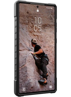 Urban Armor Gear UAG Pathfinder SE Pro MagSafe Samsung Galaxy S24 ULTRA Case Cover [18 Feet Drop Tested] - Black Midnight Camo  - Image 4