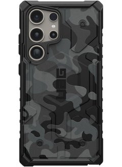 Urban Armor Gear UAG Pathfinder SE Pro MagSafe Samsung Galaxy S24 ULTRA Case Cover [18 Feet Drop Tested] - Black Midnight Camo  - Image 3