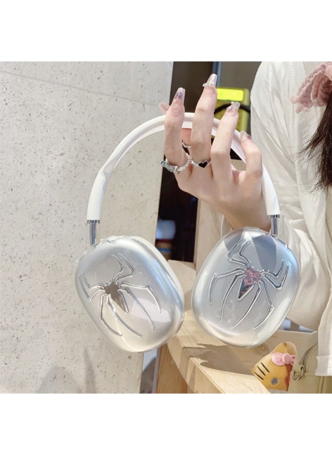 Generic - Spider Airpods Max Protective Cover Transparent TPU Soft Shell Bluetooth Headset Headset Shell Earmuff Head-Specifications:Airpods Max Gold - Image 1