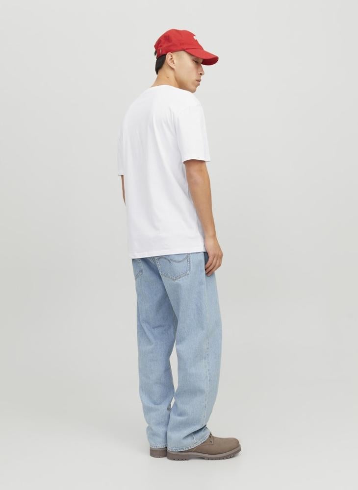 جاك اند جونز تيشيرت بياقة دائرية برسومات - Image 2