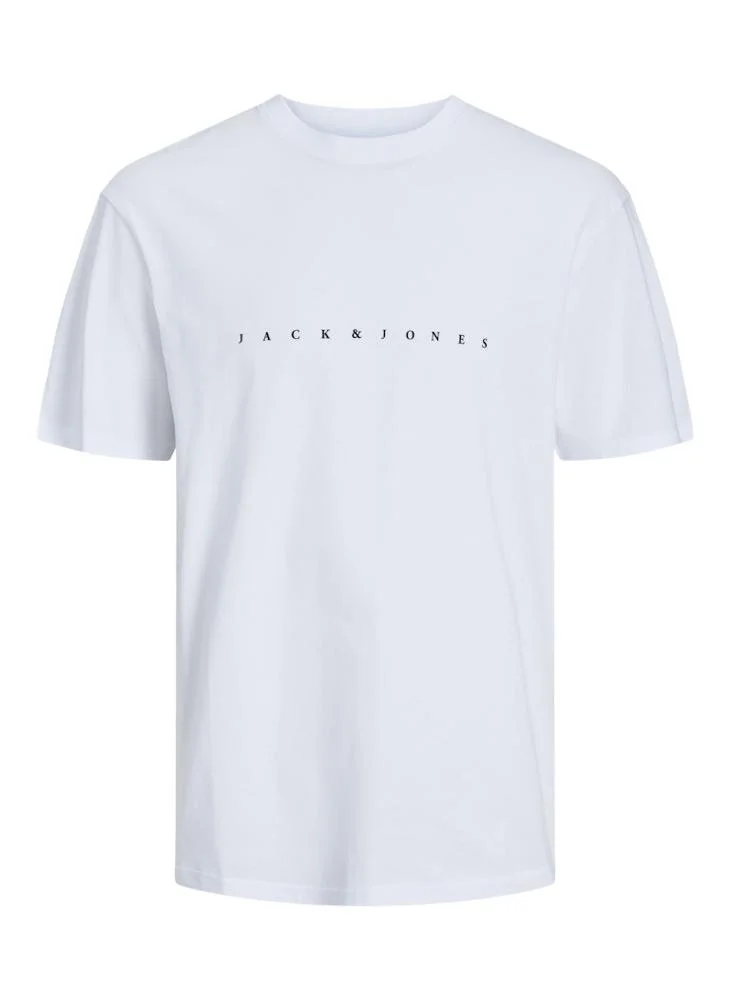 JACK & JONES Logo Regular Fit Crew Neck T-Shirt