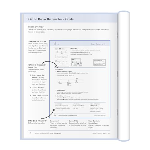 Learning Without Tears Cursive Success Teacher's Guide, Age 9+, 4th Grade+, Handwriting Practice, Writing Book, School & Home, Language Arts, Tutoring, Sensory - Image 3