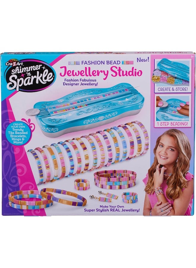 Shimmer N Sparkle - Cra-Z-Art Shimmer 'N Sparkle Fashion Bead Jewellery Studio Kit - Image 1