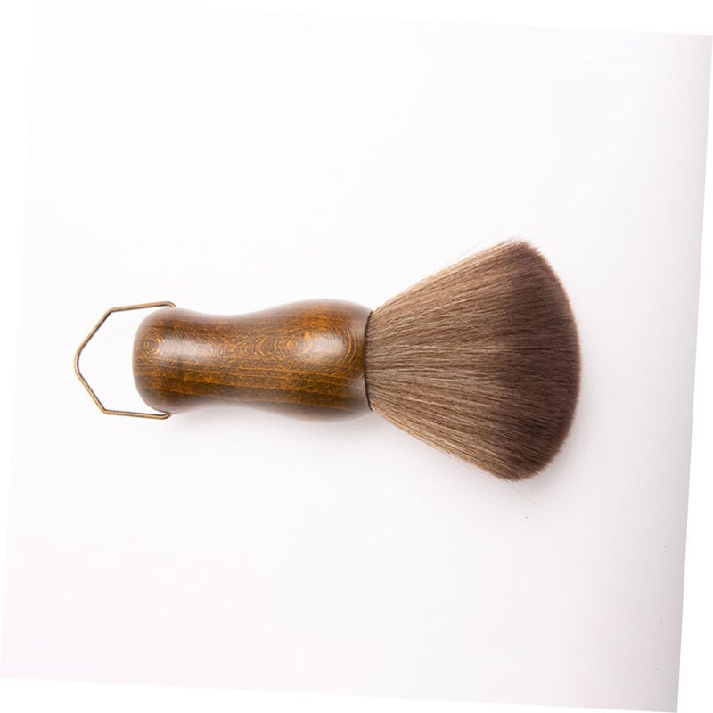 Professional Black Hair Removal Neck Duster Brush with Hook for Barbers Salon - Image 5