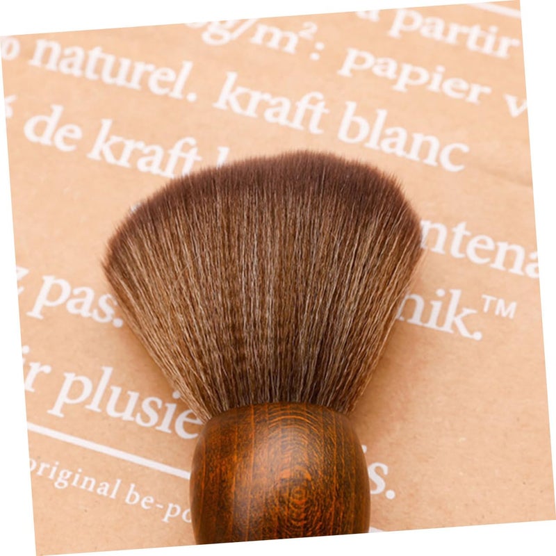 Professional Black Hair Removal Neck Duster Brush with Hook for Barbers Salon - Image 4