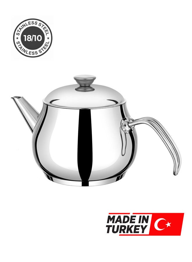 بونيرا إبريق شاي جوبيتر من الستانلس ستيل 18/10 فضي بسعة 2.0 لتر. - Image 2