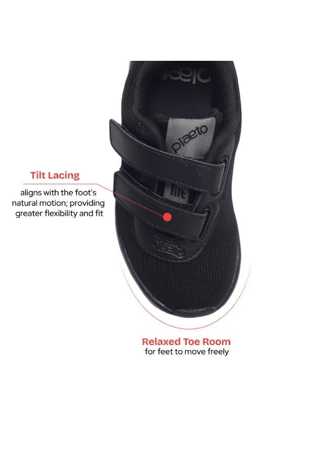 Plaeto Kids School Shoes for Boys & Girls – Lightweight, Durable, Comfortable All-Day Wear with Cushioned Sole, Breathable Design & Strong Grip for School, Sports and Daily Activities - Image 4