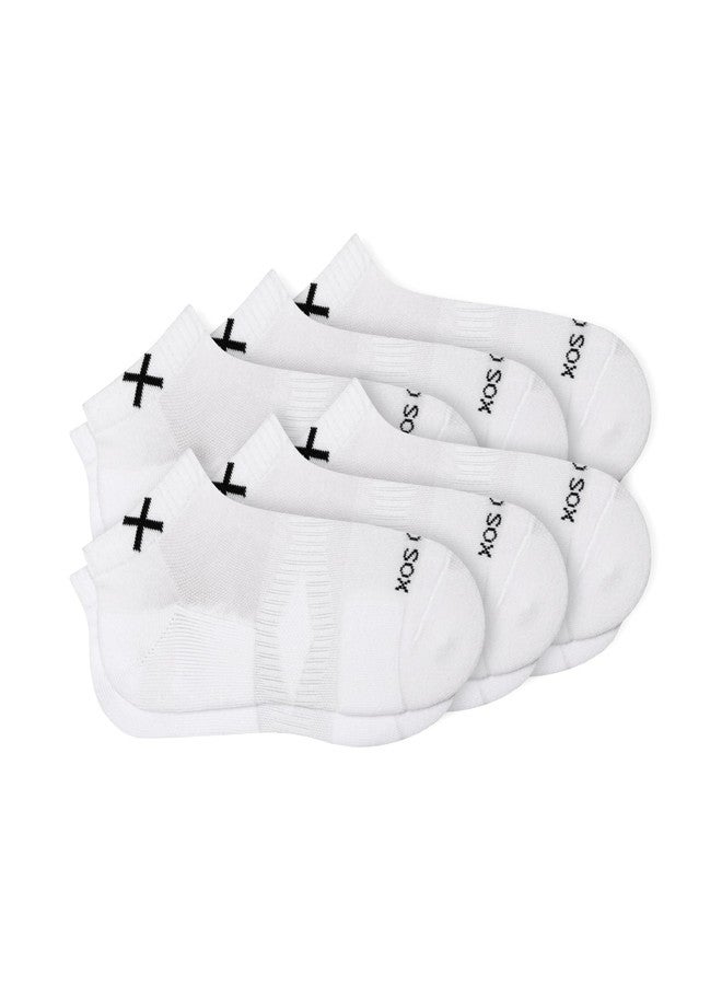 Odd Sox جوارب أود سوكس باسيكس النسائية - جوارب قصيرة - عبوة من 6 قطع بيضاء | جوارب قطنية مريحة وعالية الجودة للاستخدام اليومي - Image 2