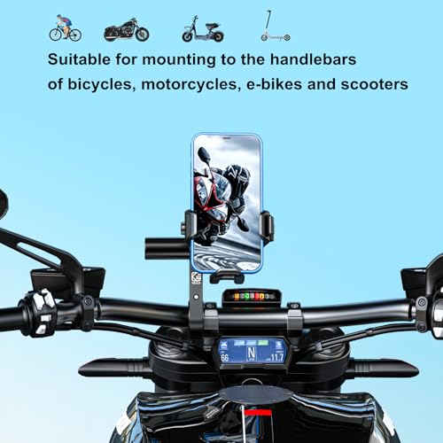 BRCOVAN Aluminum Alloy Handlebar Extender Extensions with 4'' Long Cross Bar, Fit Handlebars 0.875'' / 1'' / 1.125'' / 1.26'' in Diameter, for Bike Bicycle Motorcycle Scooter ATV - Image 5