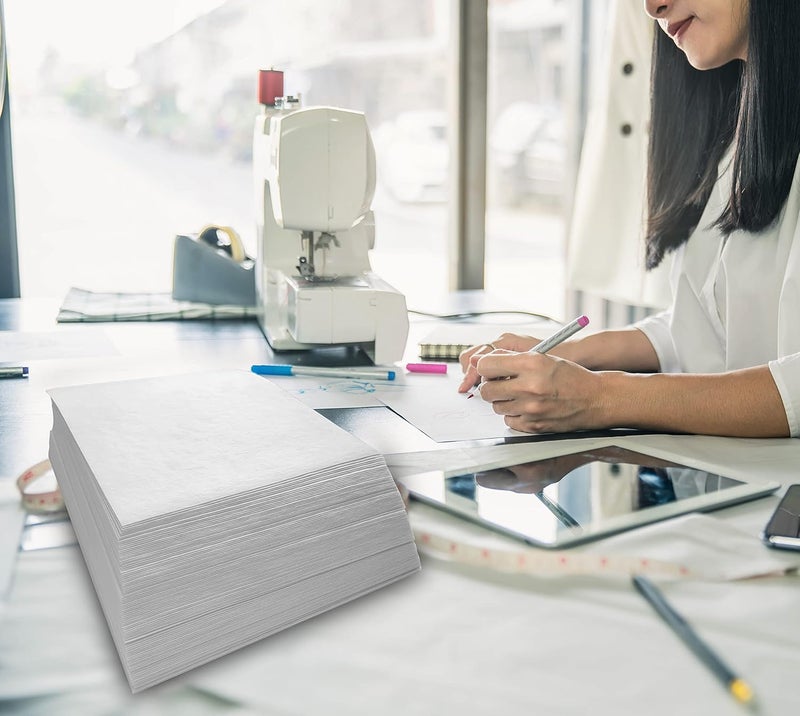 HimaPro Cut Away Embroidery Stabilizer Backing 2.5oz Medium Weight 10"x12" Cutaway Stabilizer for Machine Embroidery Precut 100pcs - 100% Polyester -Great for 5" x 7" Hoops - Image 5