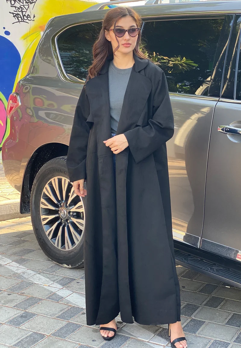 Moistreet Casual Coat Style Abaya