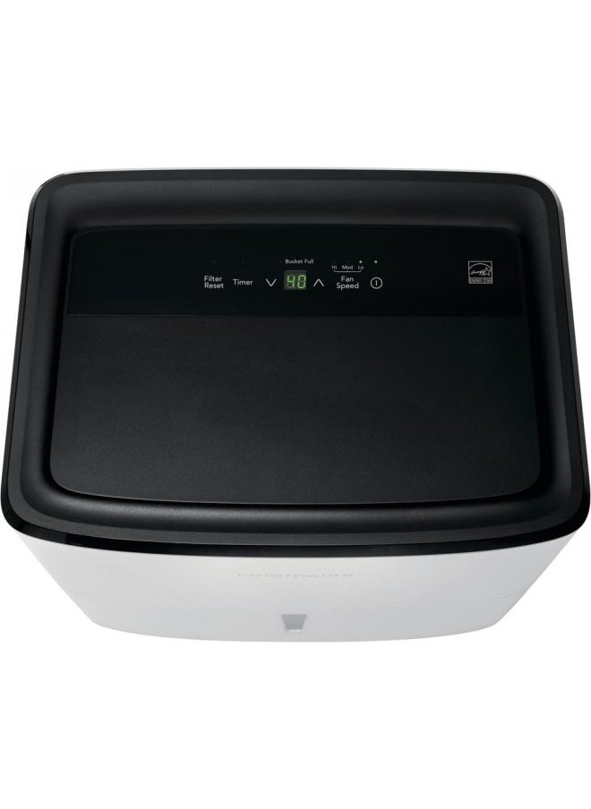 FRIGIDAIRE - Frigidaire 22 Pint Dehumidifier. 1,500 Square Foot Coverage. Ideal for Small Rooms. 1.7 Gallon Bucket Capacity. Continuous Drain Option - Image 1