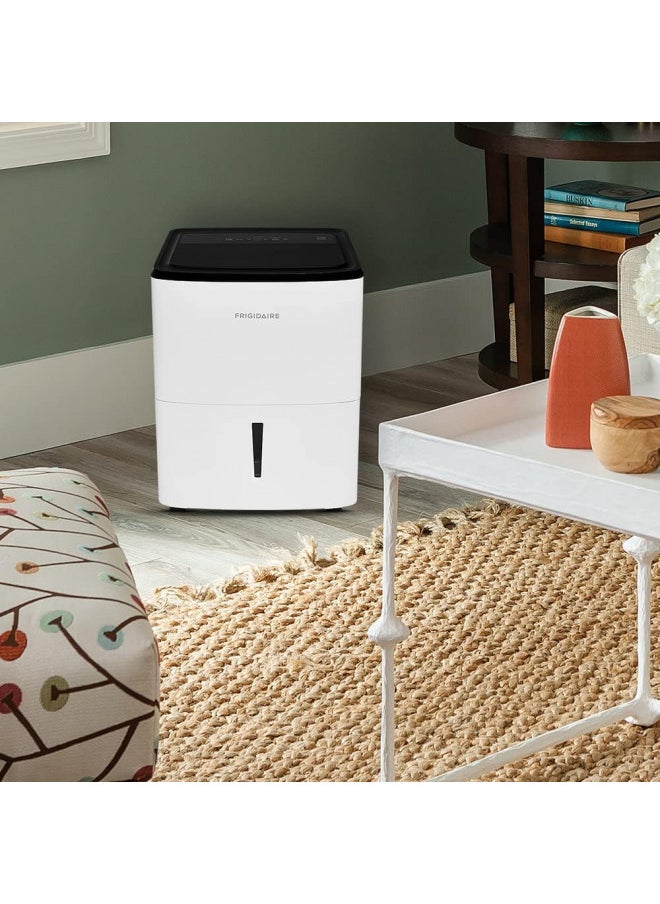 FRIGIDAIRE - Frigidaire 22 Pint Dehumidifier. 1,500 Square Foot Coverage. Ideal for Small Rooms. 1.7 Gallon Bucket Capacity. Continuous Drain Option - Image 1