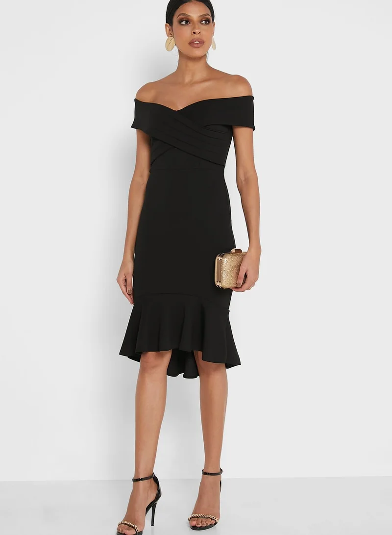 Ella Limited Edition Off-Shoulder Flounce Dress