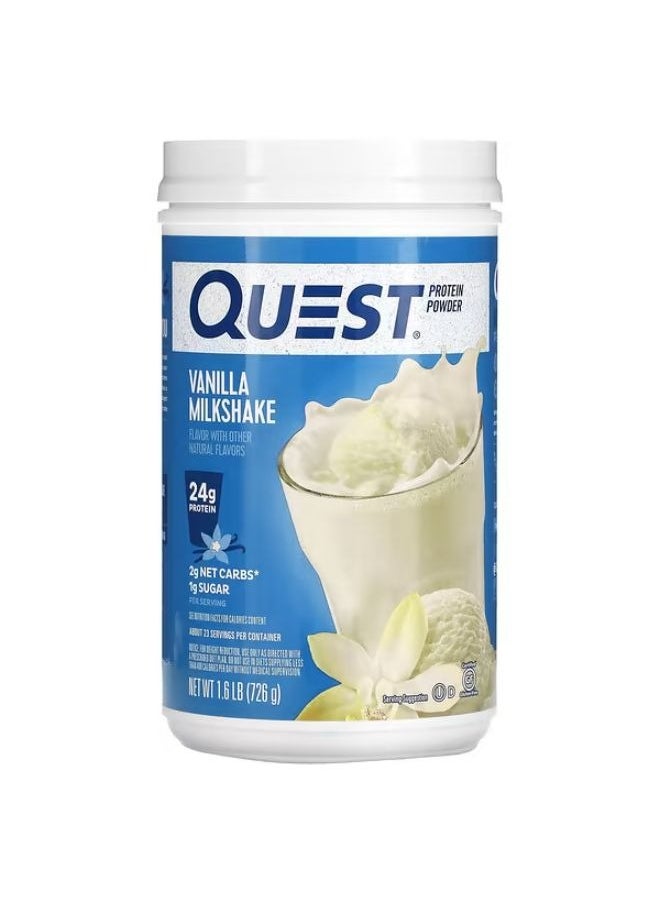 QUEST NUTRITION - Quest Nutrition Protein Powder Vanilla Milkshake 1.6 lb (726 g) - Image 1