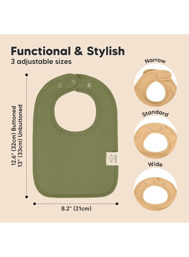 KeaBabies 8-Pack Organic Baby Bibs for Boy, Girl - Drool Bibs for Baby Boy, Bibs for Baby Girl, Baby Bibs for Girls, Boys, Baby Boy Bibs, Baby Girl Bibs, Baby Bib, Toddler, Infant Bibs, Cotton Bibs (Cruise)  - Image 2