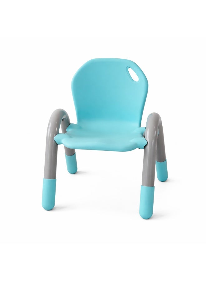 Joy & Learn  Kindergarten Chair - Light blue, perfect for everyday use whether for studying, drawing, eating, or playing - Image 1