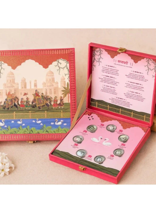 خشبو جويلز 21 جرام من 999 سيفر SHUBH VIVAH SHAGUN صندوق العملات الموسيقية - Image 1