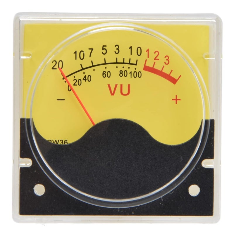 مؤشر VU من نوع TS R36W، رأس مؤشر VU، 500 ميكروأمبير للاستخدام في الأعمال اليدوية، استوديو التسجيل، الصوت المنزلي والسيارات، وPMMA - Image 1