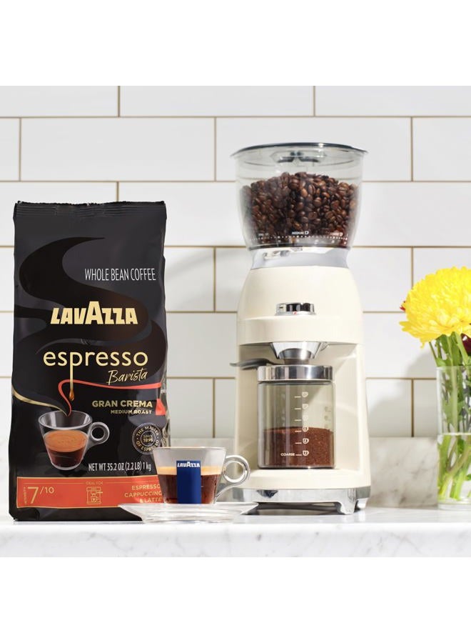 Lavazza Espresso Barista Gran Crema Whole Bean Coffee Blend, Medium Espresso Roast, Oz Bag (Packaging May Vary) - 2.2 LB, 35.2 Ounce  - Image 5