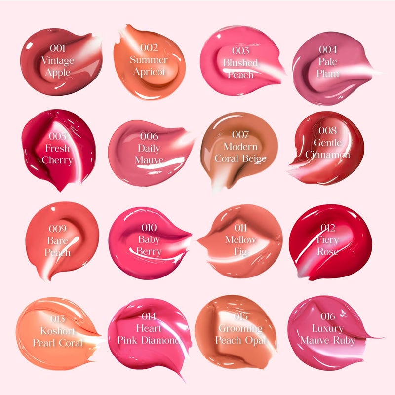 CLIO PROFESSIONAL تلوين كريستال غلام من كليو | لمسة لامعة، خفيف الوزن، غير محسوس، قابل للبناء، زجاجي، ملس، يدوم طويلاً، زاهي، شفاف، لامع، مرطب، مرطب (05 كرز طازج) - Image 3