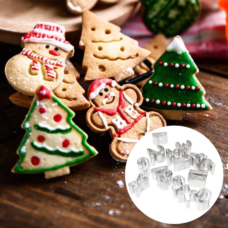 15 Pieces Stainless Steel Number Cookie Cutters Baking Molds DIY Pastry Tools - Image 5