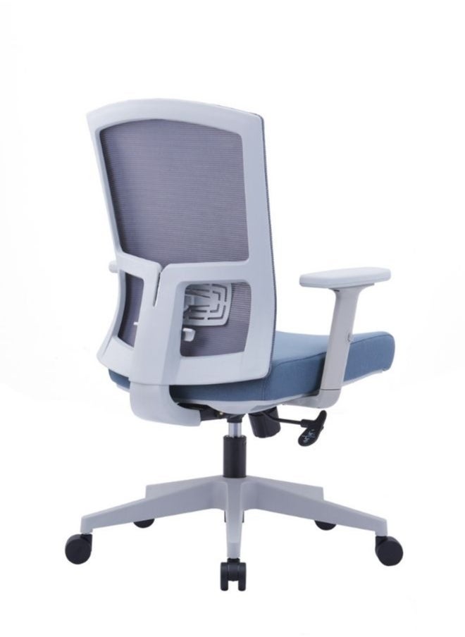 Generic - Grey Medium Back Mesh Office Chair for Executives & Managers – Ergonomic Design - Image 1