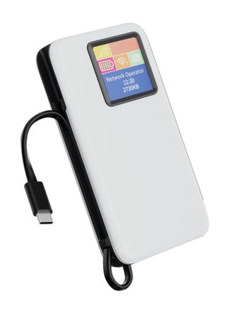 White - Pocket Router 10000 mAh Power Bank