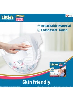 Little's Baby Diapers M Size (Medium) Pants Style | 7-12 Kg | 72 Count - Pack Of 1 | Super Jumbo Baby Diaper With Leakage Guard, Wetness Indicator & 12 Hours Absorption  - Image 3