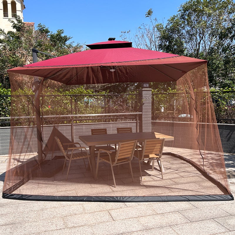 Explosion Roman Umbrella Seine Water Pipe Mosquito Net Outdoor Sunshade Anti-Mosquito Net Factory Source Mosquito Net - Image 5