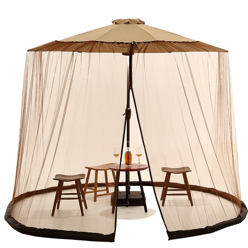 Explosion Roman Umbrella Seine Water Pipe Mosquito Net Outdoor Sunshade Anti-Mosquito Net Factory Source Mosquito Net - Image 1