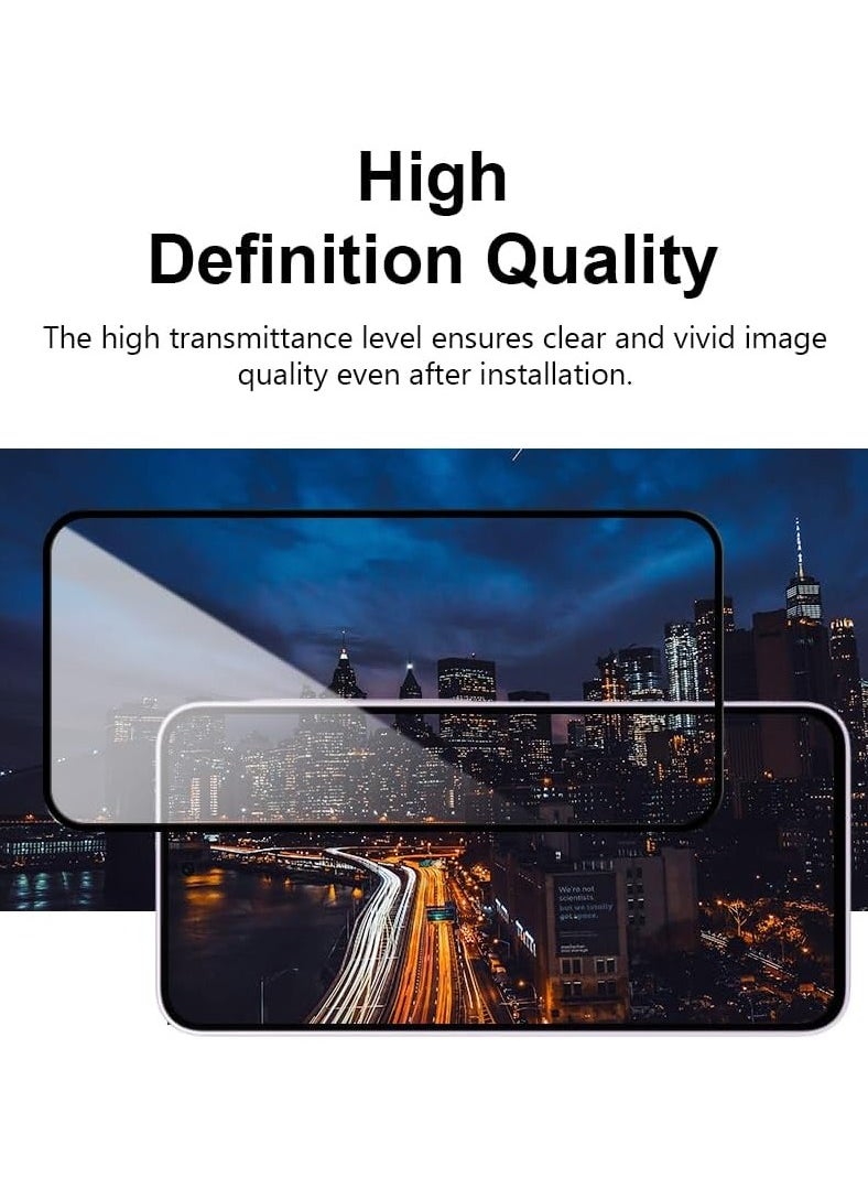 Generic Screen Protector for Samsung Galaxy S24 Plus Tempered Glass Screen Protector Full Glue Edge to Edge 9H Hardness Anti Fingerprint Scratch Resistance Glass (Fingerprint work)  - Image 2