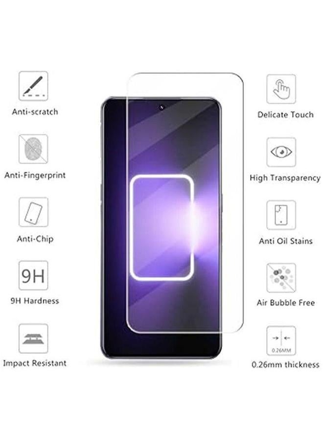 2 Pack Tempered Glass Compatible with Realme GT3 5G Screen Protector,Full screen coverage Protector Film 【9H Hardness】 【HD】 【Scratch Resistant】 - Image 2