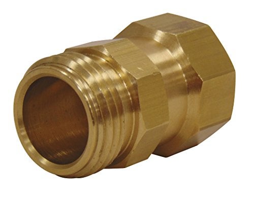 Dramm 13825 Brass Hose Swivel – Heavy-Duty Live Swivel Connector for Tangle-Free Watering – Prevents Hose Kinks and Twists – Solid Brass Construction – Made in the USA - Image 1