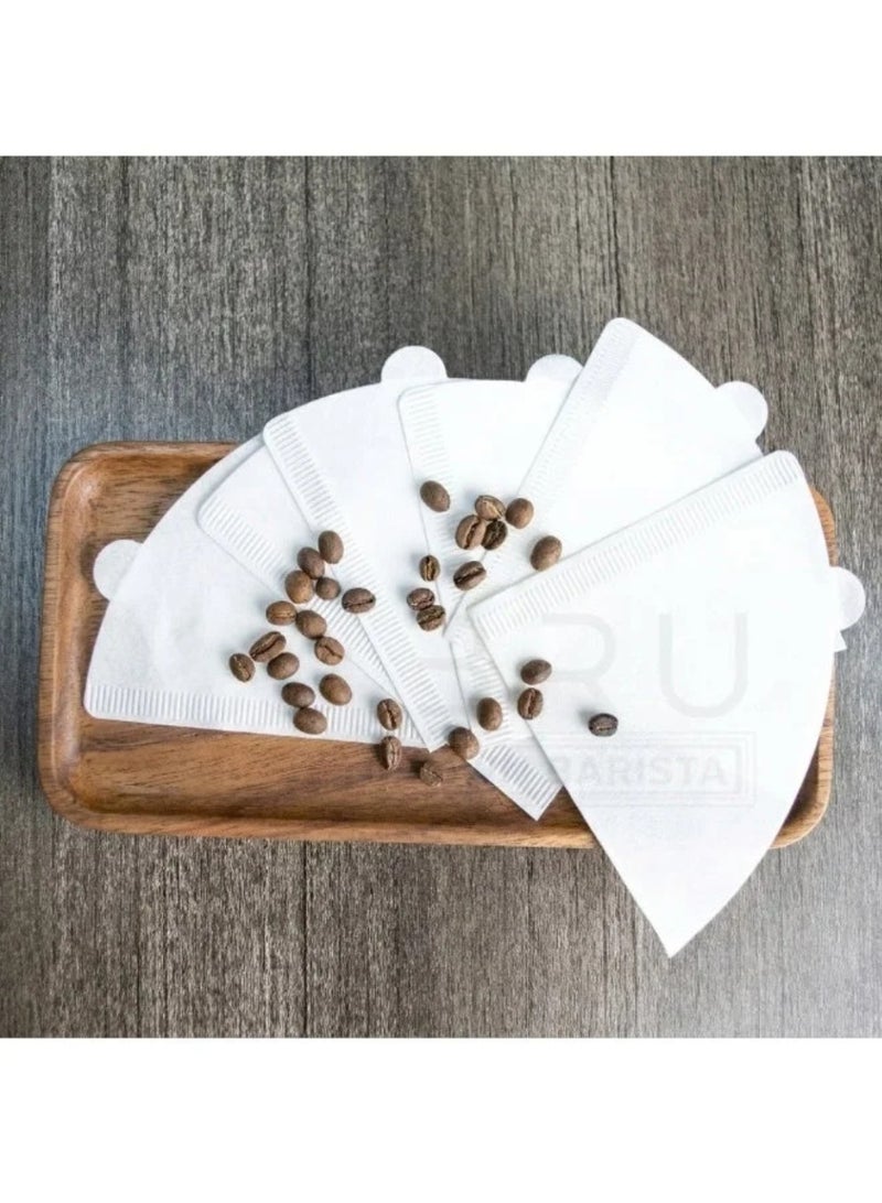 MIPRO Coffee filter v60, 100 filters, size 0.2, large, white - Image 4