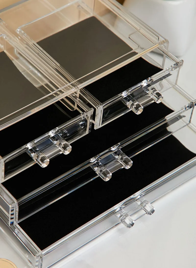 Back to school kit Acrylic Stationery Storage Holder With Drawers