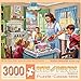 Bits and Pieces 3000 Piece Jigsaw Puzzle for Adults Kitchen Memories Old Fashioned Classic Family Baking Kitchen Jigsaw Puzzle by Artist Steve Crisp Completed Puzzle Size 26 x 39 - Image 4
