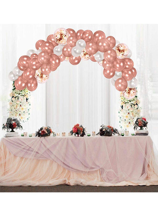 نيبمينينت طقم بالونات للحفلات مزينة بقصاصات ورق ملون وشريط تزيين مكون من 30 قطعة - Image 4