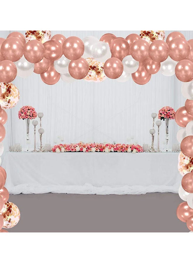 نيبمينينت طقم بالونات للحفلات مزينة بقصاصات ورق ملون وشريط تزيين مكون من 30 قطعة - Image 5