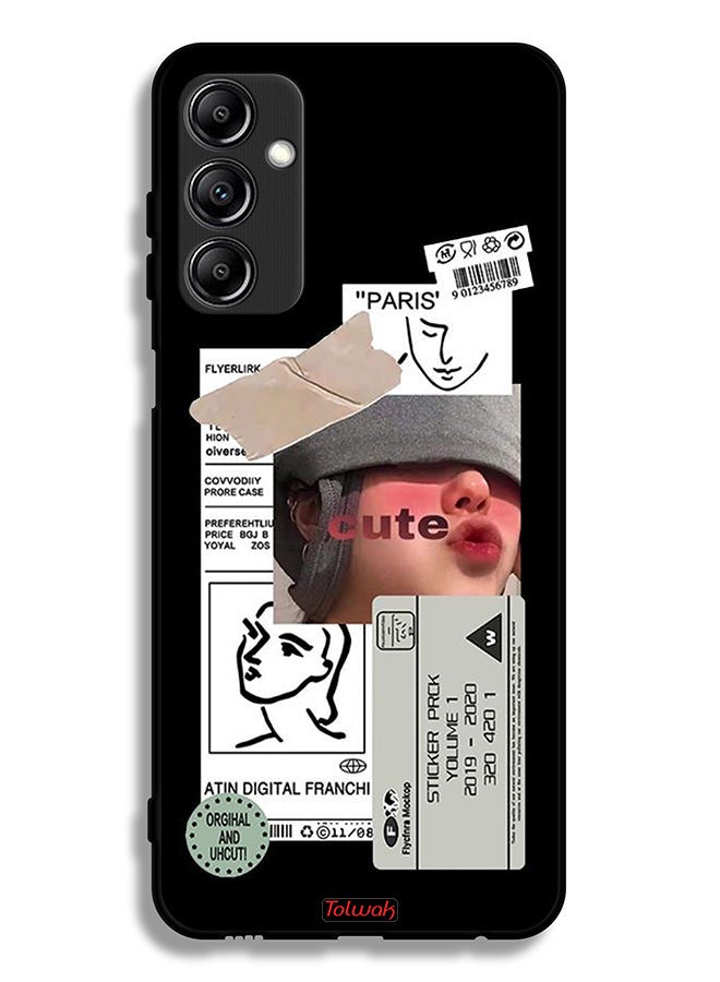 Tolwak Samsung Galaxy A14 5G Protective Case Cover Cute Sticker - Image 1