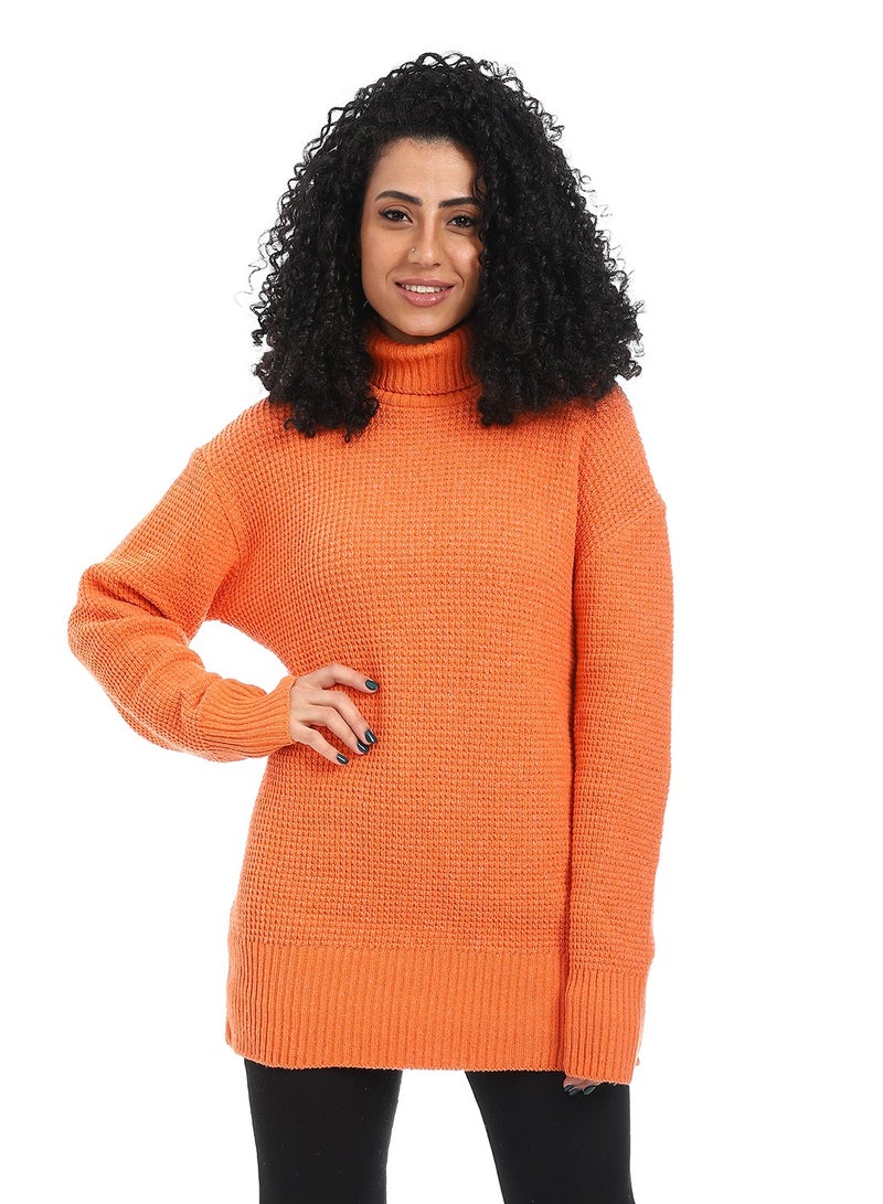 سيزار بلوفر صوف حريمي ب رقبة عالية - Image 1